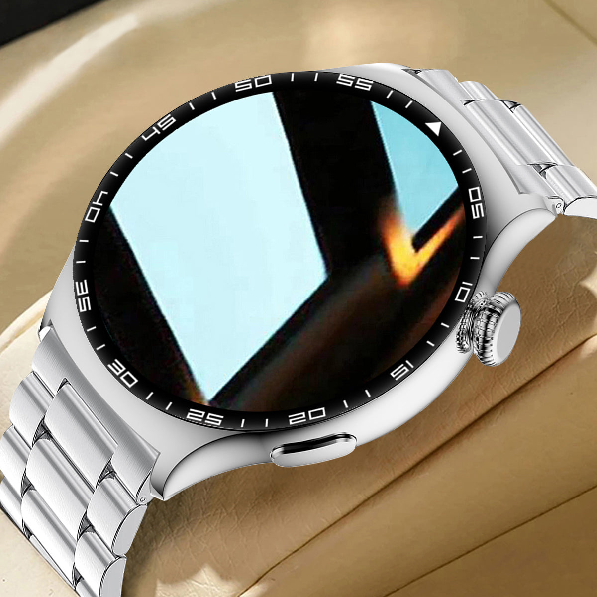 COANR Pro Men Outdoor Sports Smartwatch, HD Screen, 360*360 Resolution, 100+Sport Modes, zinc Alloy Body, Holiday/birthday Gift, Step Counting, Wireless calls, Message received, Multiple Dials, Calendars, For iPhone Android